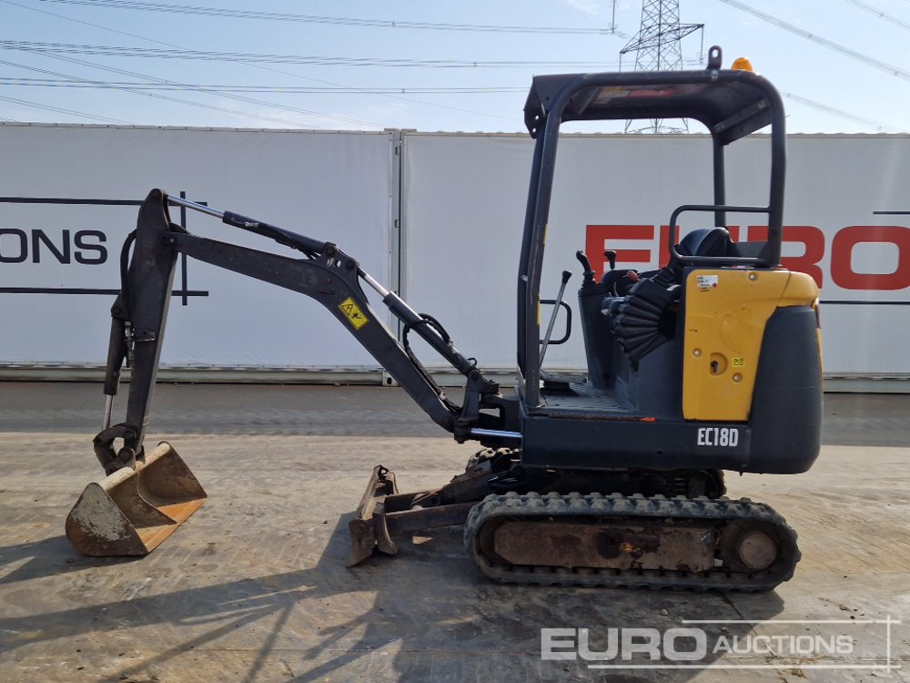 2017 Volvo EC18D - Mini excavator: picture 2 2017 Volvo EC18D - Mini excavator: picture 2