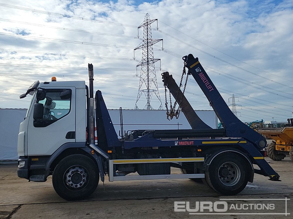 2018 DAF LF260 - Skip loader truck: picture 2 2018 DAF LF260 - Skip loader truck: picture 2
