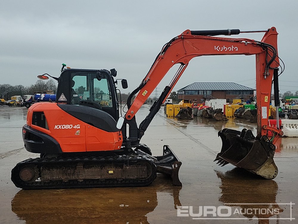 Mini excavator 2018 Kubota KX080-4A: picture 6 Mini excavator 2018 Kubota KX080-4A: picture 6