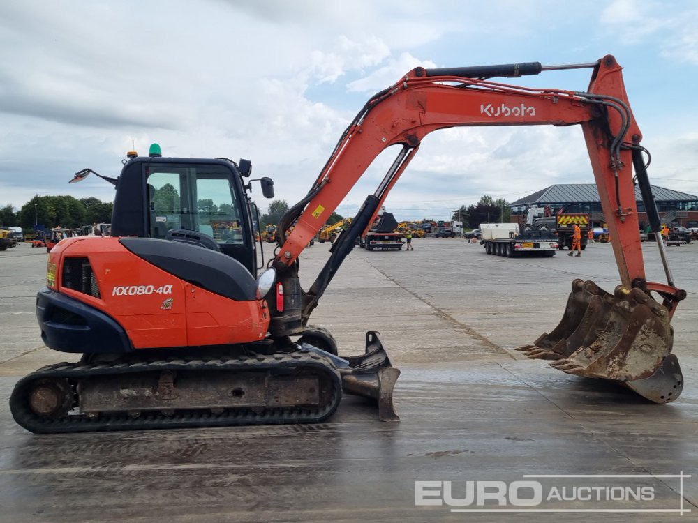 Mini excavator 2018 Kubota KX080-4A: picture 6