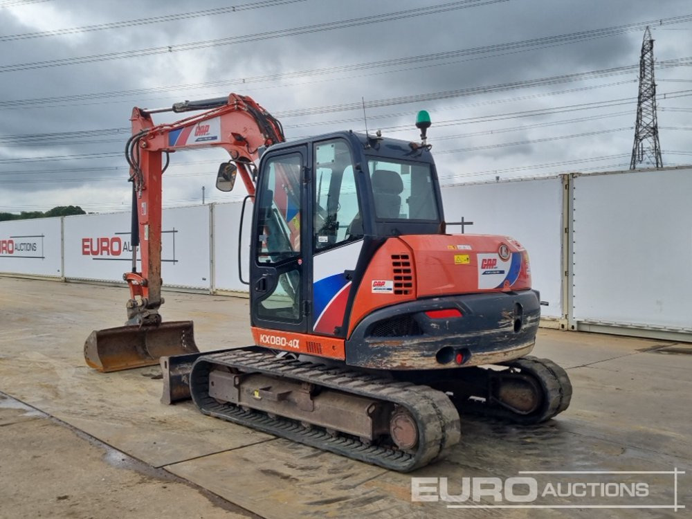 2018 Kubota KX080-4A - Mini excavator: picture 3 2018 Kubota KX080-4A - Mini excavator: picture 3