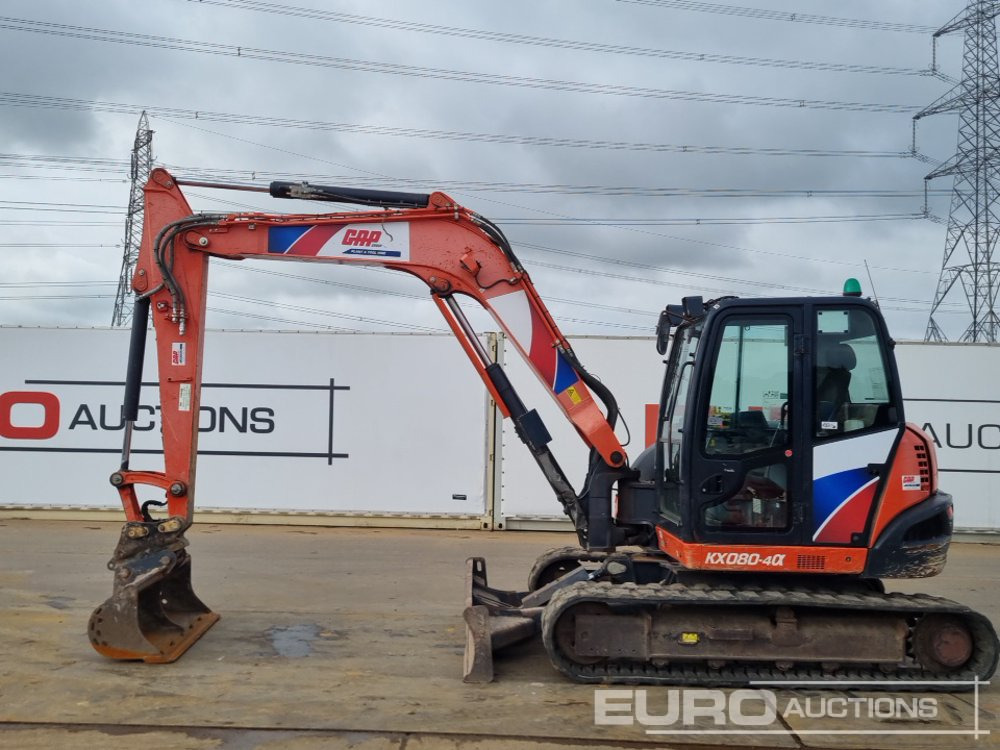 2018 Kubota KX080-4A - Mini excavator: picture 2 2018 Kubota KX080-4A - Mini excavator: picture 2