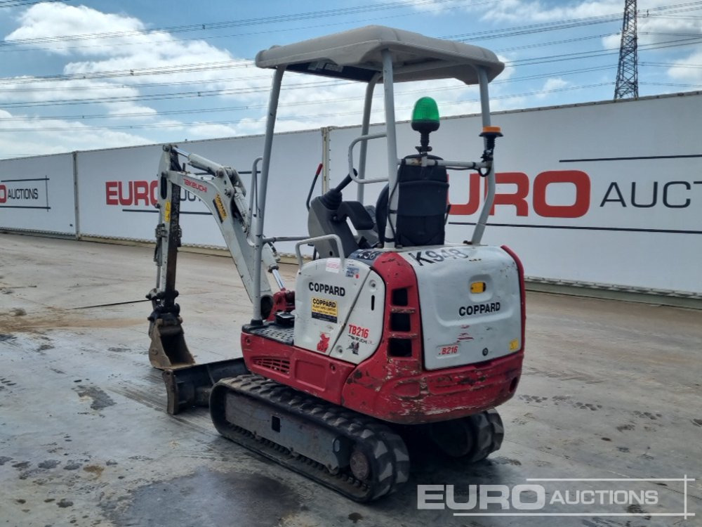2018 Takeuchi TB216 - Mini excavator: picture 3 2018 Takeuchi TB216 - Mini excavator: picture 3