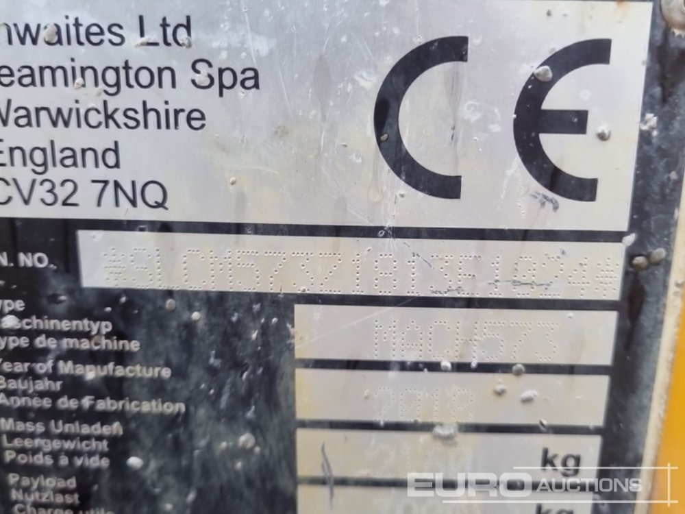 Mini dumper 2018 Thwaites 3 Ton: picture 34 Mini dumper 2018 Thwaites 3 Ton: picture 34