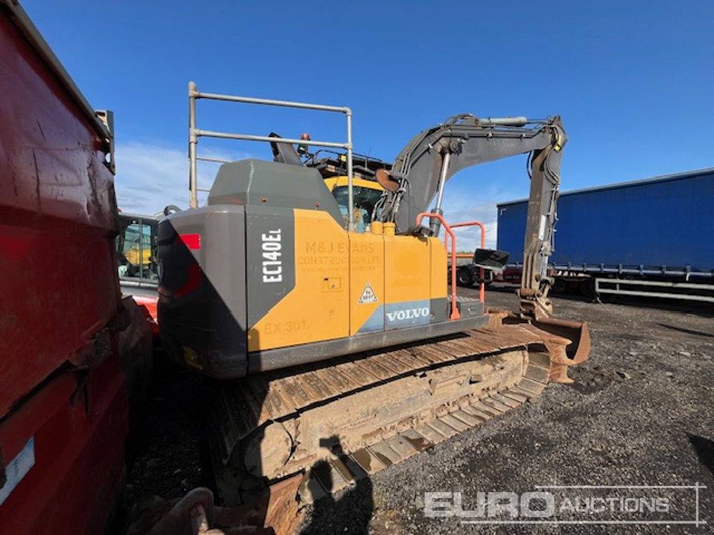2018 Volvo EC140EL - Crawler excavator: picture 5 2018 Volvo EC140EL - Crawler excavator: picture 5