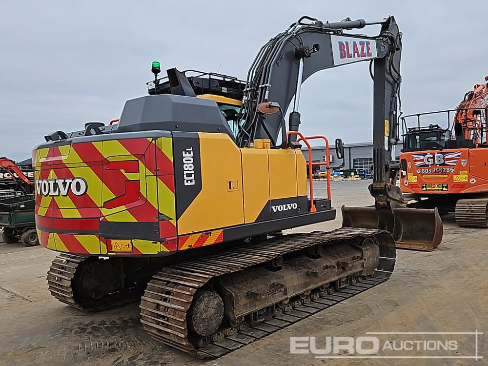 2018 Volvo EC180EL - Crawler excavator: picture 5 2018 Volvo EC180EL - Crawler excavator: picture 5