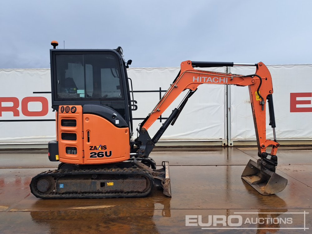 Mini excavator 2019 Hitachi ZX26U-5A CR: picture 6