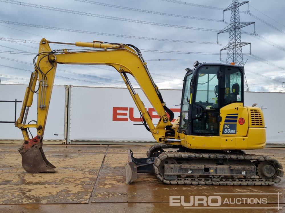 2019 Komatsu PC80MR-5E0 - Mini excavator: picture 2 2019 Komatsu PC80MR-5E0 - Mini excavator: picture 2