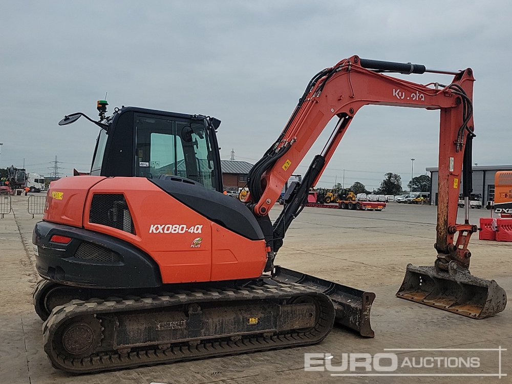2019 Kubota KX080-4A - Mini excavator: picture 5 2019 Kubota KX080-4A - Mini excavator: picture 5