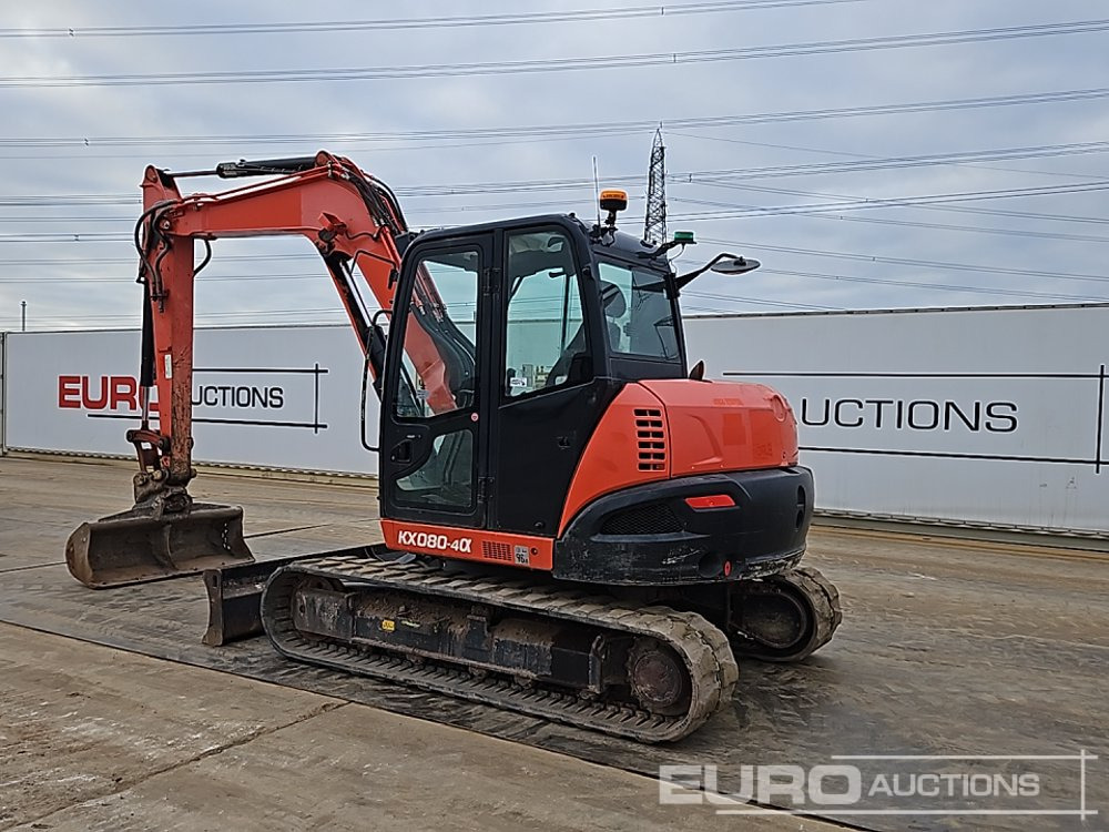 2019 Kubota KX080-4A - Mini excavator: picture 3 2019 Kubota KX080-4A - Mini excavator: picture 3