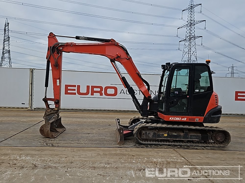 2019 Kubota KX080-4A - Mini excavator: picture 2 2019 Kubota KX080-4A - Mini excavator: picture 2