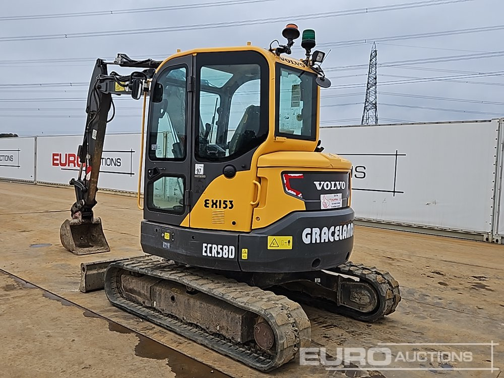 2019 Volvo ECR58D - Mini excavator: picture 3 2019 Volvo ECR58D - Mini excavator: picture 3