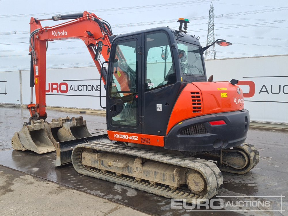 2020 Kubota KX080-4A2 - Mini excavator: picture 3 2020 Kubota KX080-4A2 - Mini excavator: picture 3
