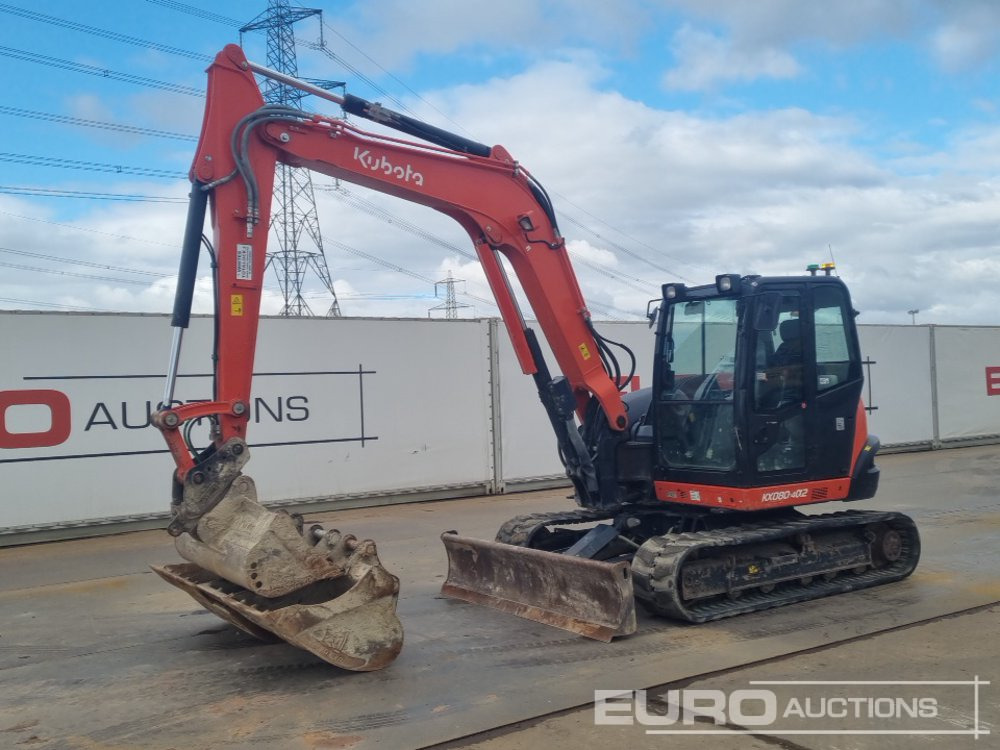 2020 Kubota KX080-4A2 - Mini excavator: picture 1 2020 Kubota KX080-4A2 - Mini excavator: picture 1