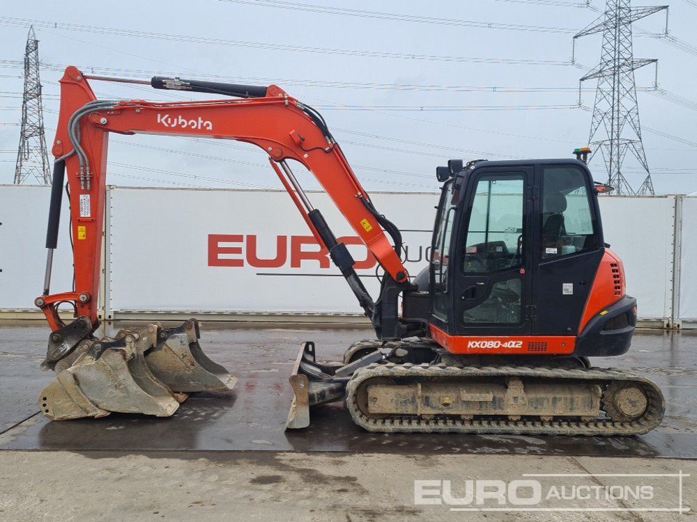 2020 Kubota KX080-4A2 - Mini excavator: picture 2 2020 Kubota KX080-4A2 - Mini excavator: picture 2