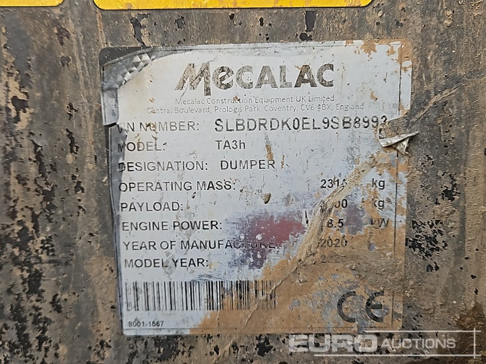 Mini dumper 2020 Mecalac TA3H: picture 45 Mini dumper 2020 Mecalac TA3H: picture 45