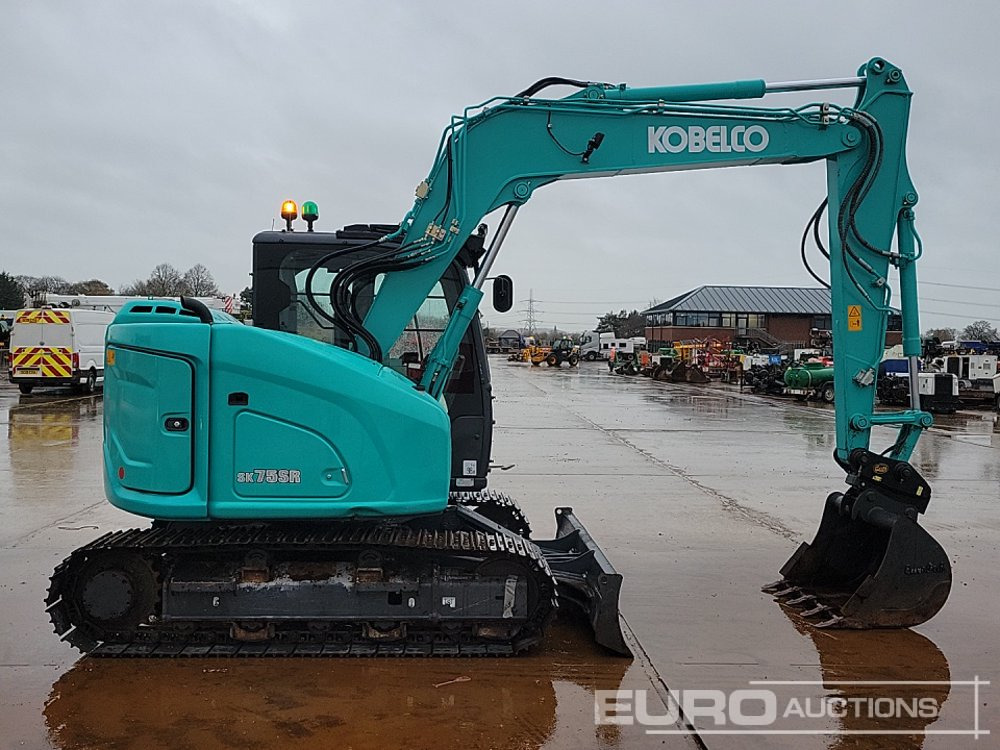 Mini excavator 2021 Kobelco SK75SR-7: picture 6