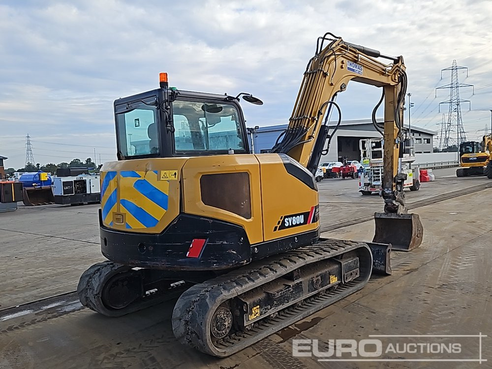2021 Sany SY80U - Mini excavator: picture 5 2021 Sany SY80U - Mini excavator: picture 5