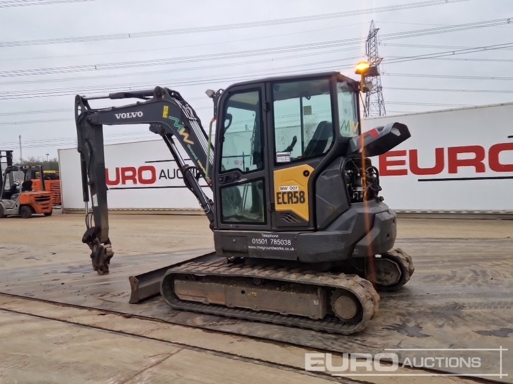 2021 Volvo ECR58F - Mini excavator: picture 3 2021 Volvo ECR58F - Mini excavator: picture 3