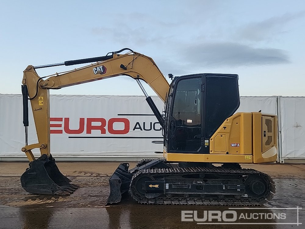 2022 CAT 307.5 - Mini excavator: picture 2 2022 CAT 307.5 - Mini excavator: picture 2