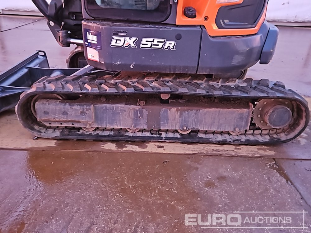 Mini excavator 2022 Develon DX55R-7: picture 11