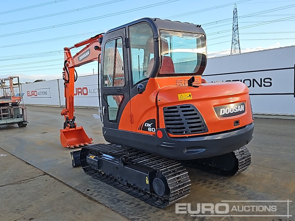2022 Doosan DX60 - Mini excavator: picture 3 2022 Doosan DX60 - Mini excavator: picture 3