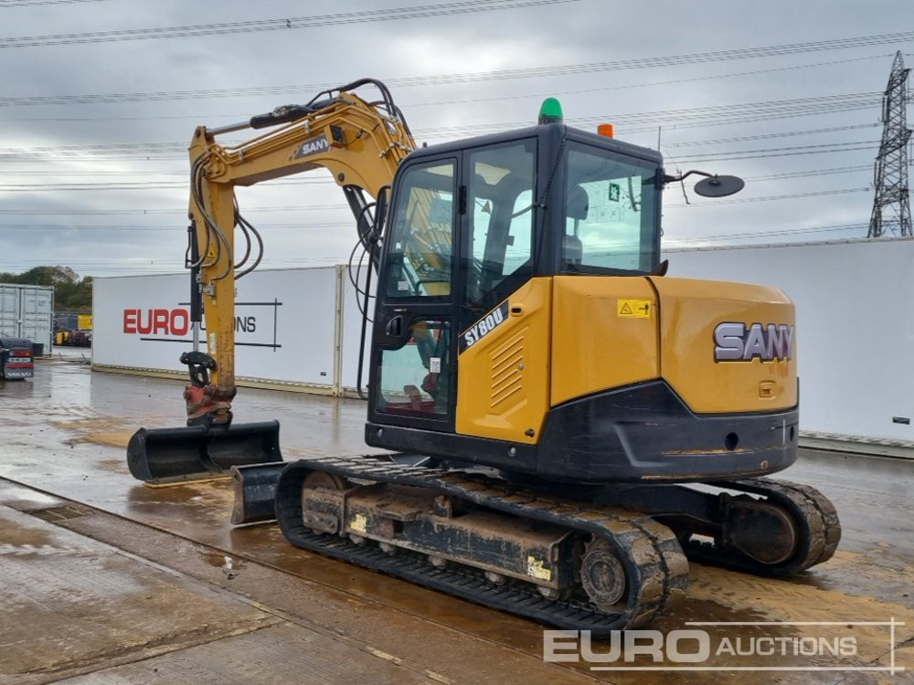 2022 Sany SY80U - Mini excavator: picture 3 2022 Sany SY80U - Mini excavator: picture 3