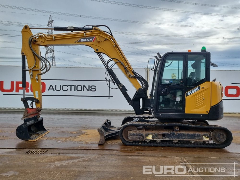 2022 Sany SY80U - Mini excavator: picture 2 2022 Sany SY80U - Mini excavator: picture 2