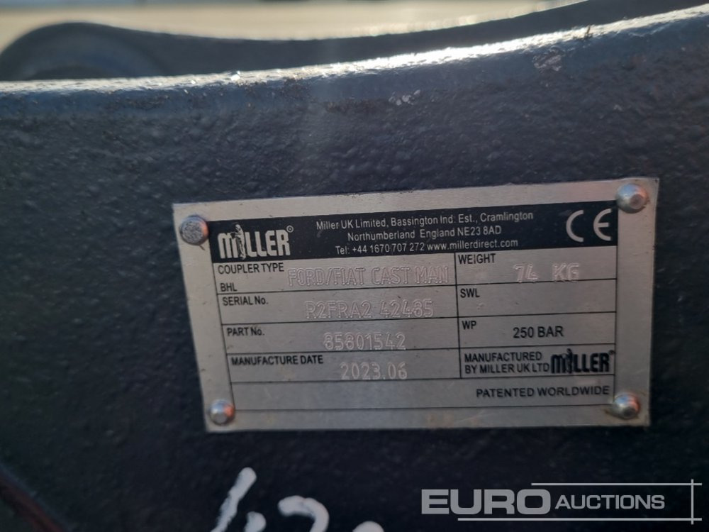 Quick coupler 2023 Manual QH 45mm Pin to suit 4-6 Ton Excavator: picture 14