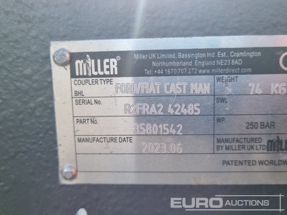 Quick coupler 2023 Manual QH 45mm Pin to suit 4-6 Ton Excavator: picture 15