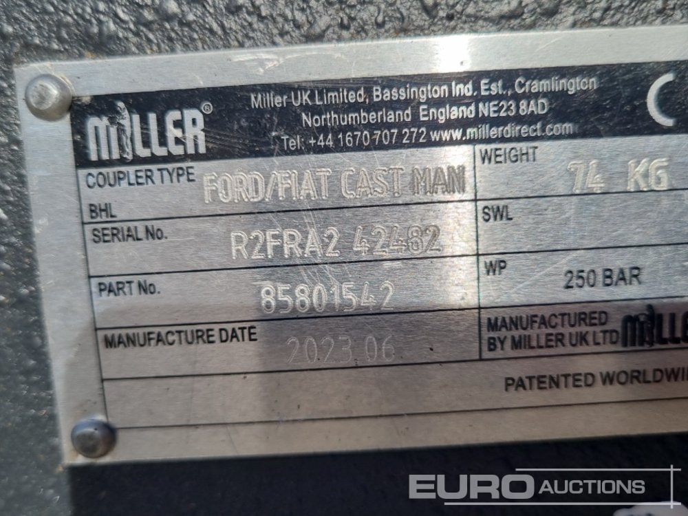 Quick coupler 2023 Manual QH 45mm Pin to suit 4-6 Ton Excavator: picture 14 Quick coupler 2023 Manual QH 45mm Pin to suit 4-6 Ton Excavator: picture 14