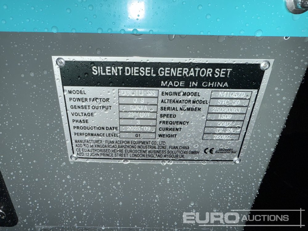 Generator set 2025 Kawakenki KK50-111-SSS: picture 32