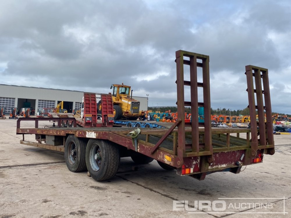 30' Twin Axle Low Loader, Cheese Wedge, Sprung Draw Bar, Ramps - Farm trailer: picture 2 30' Twin Axle Low Loader, Cheese Wedge, Sprung Draw Bar, Ramps - Farm trailer: picture 2