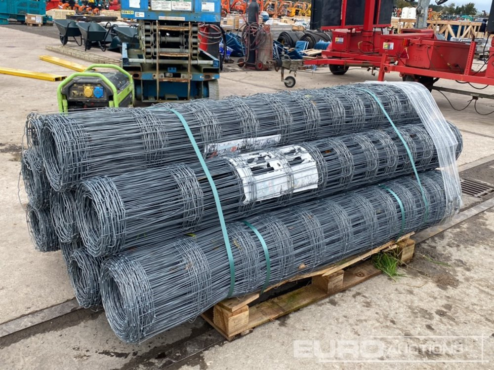 Unused 6' x 50m Roll of Stock Fencing (9 of) - Agricultural machinery: picture 1 Unused 6' x 50m Roll of Stock Fencing (9 of) - Agricultural machinery: picture 1