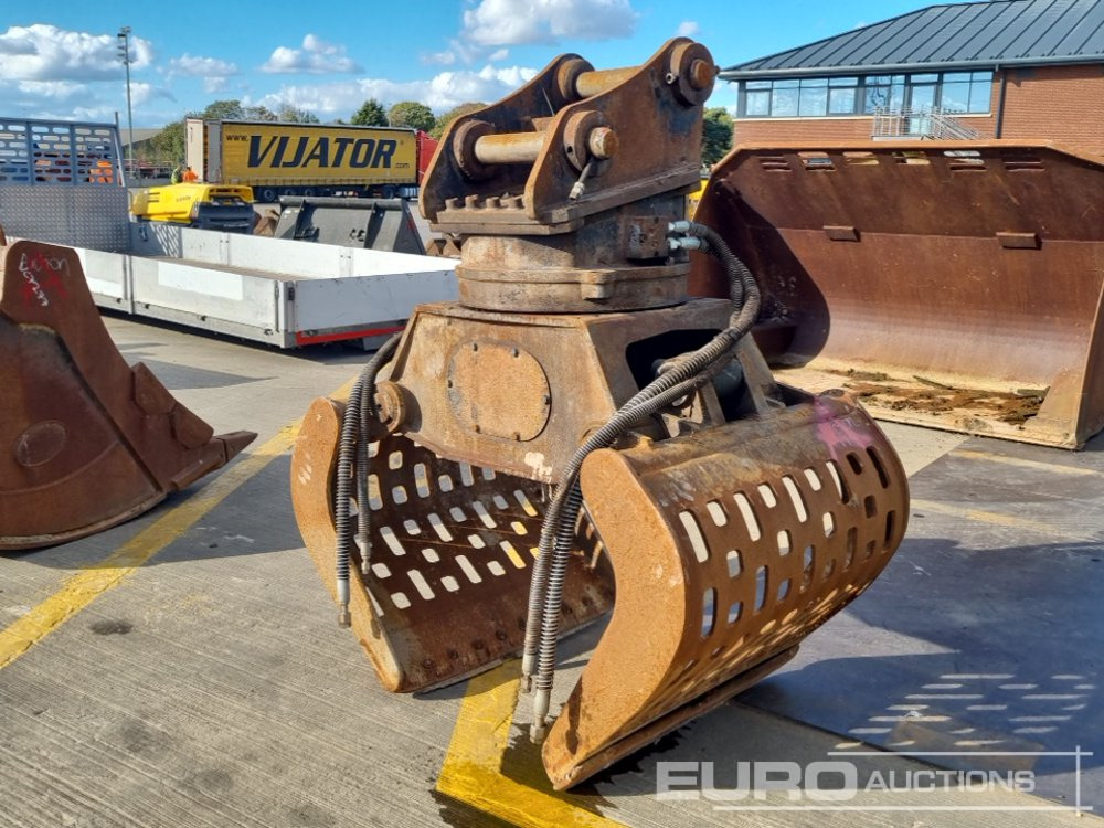 2016 CAT Hydraulic Rotating Selector Grab 80mm Pin to suit 20 Ton Excavator - Attachment for Excavator: picture 1 2016 CAT Hydraulic Rotating Selector Grab 80mm Pin to suit 20 Ton Excavator - Attachment for Excavator: picture 1