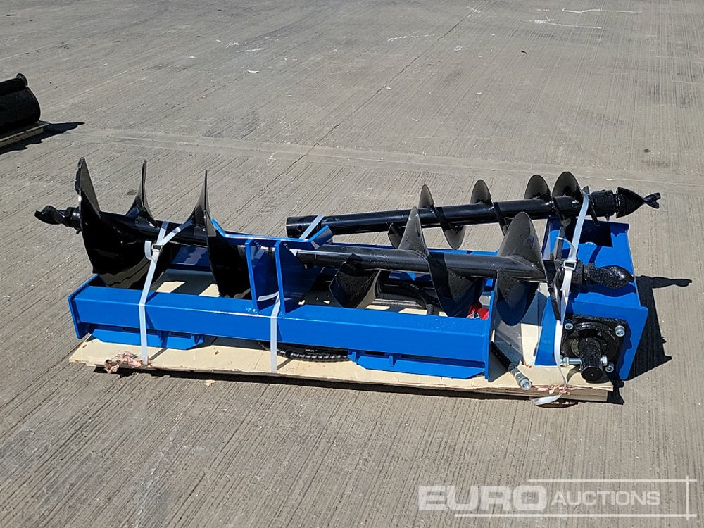 Unused 2025 Captok 8" Auger, 12"/16" Auger to suit Skidsteer Loader - Attachment for Excavator: picture 2 Unused 2025 Captok 8" Auger, 12"/16" Auger to suit Skidsteer Loader - Attachment for Excavator: picture 2