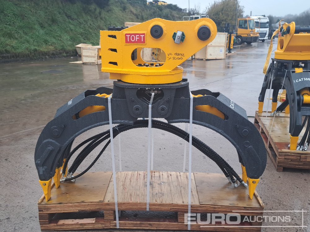Unused 2025 Toft TOFT04G Hydraulic Rotating Grapple 45mm Pin to suit 4-6 Ton Excavator - Attachment for Excavator: picture 5 Unused 2025 Toft TOFT04G Hydraulic Rotating Grapple 45mm Pin to suit 4-6 Ton Excavator - Attachment for Excavator: picture 5