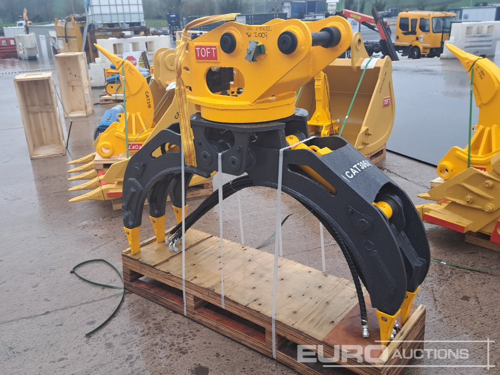 Unused 2025 Toft TOFT04G Hydraulic Rotating Grapple 45mm Pin to suit 4-6 Ton Excavator - Attachment for Excavator: picture 4 Unused 2025 Toft TOFT04G Hydraulic Rotating Grapple 45mm Pin to suit 4-6 Ton Excavator - Attachment for Excavator: picture 4