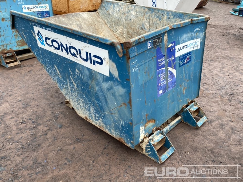 Conquip Tipping Skip to suit Forklift - Tipping skip: picture 3 Conquip Tipping Skip to suit Forklift - Tipping skip: picture 3