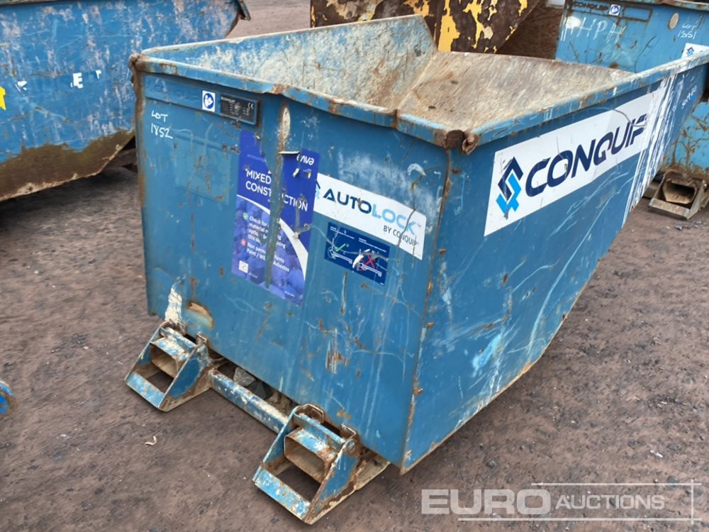 Conquip Tipping Skip to suit Forklift - Tipping skip: picture 4 Conquip Tipping Skip to suit Forklift - Tipping skip: picture 4