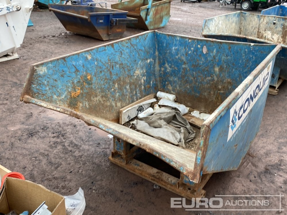 Conquip Tipping Skip to suit Forklift - Tipping skip: picture 2 Conquip Tipping Skip to suit Forklift - Tipping skip: picture 2