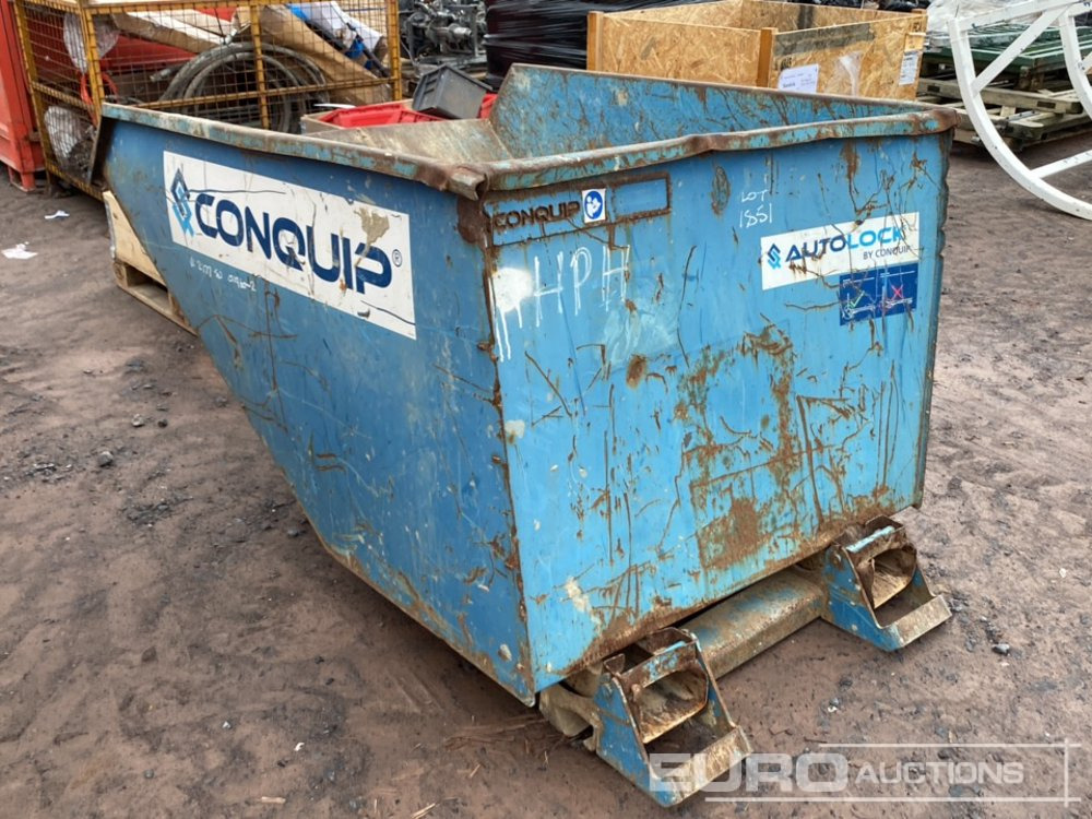 Conquip Tipping Skip to suit Forklift - Tipping skip: picture 3 Conquip Tipping Skip to suit Forklift - Tipping skip: picture 3