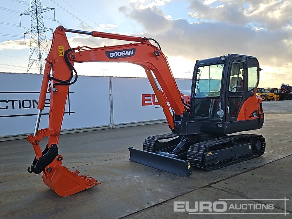 Doosan DX60 - Mini excavator: picture 1 Doosan DX60 - Mini excavator: picture 1