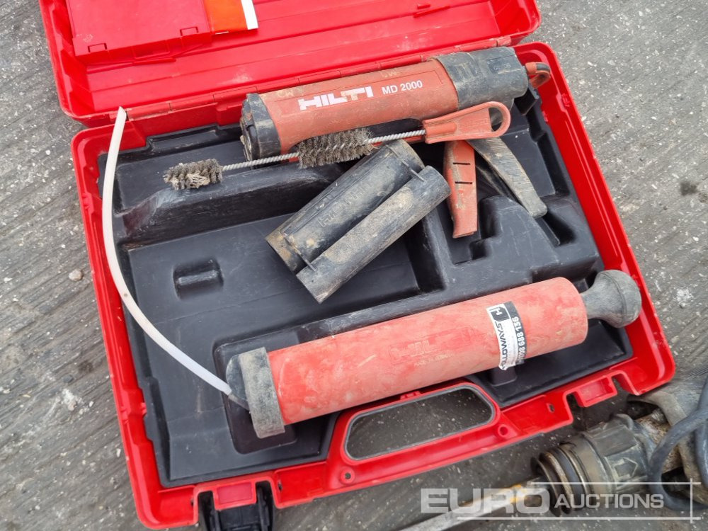 Construction equipment Hilti 110 Volt Handheld Breaker, Battery Vacuum, Greese Gun: picture 14