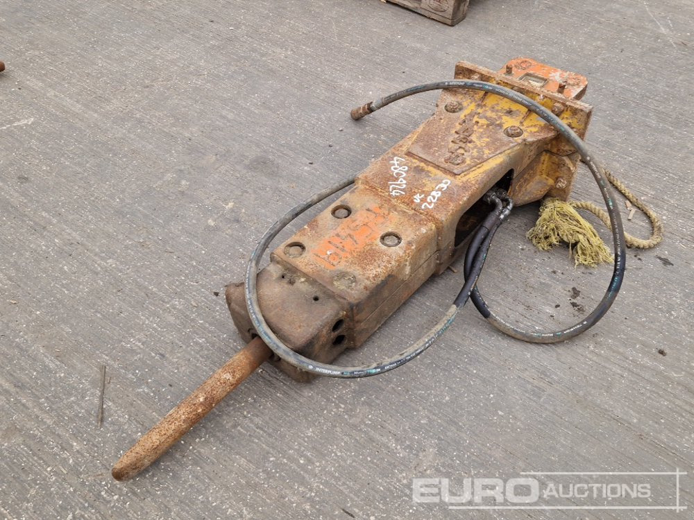 Indeco Hydraulic Breaker 35mm Pin to suit Mini Excavator - Hydraulic hammer: picture 1 Indeco Hydraulic Breaker 35mm Pin to suit Mini Excavator - Hydraulic hammer: picture 1