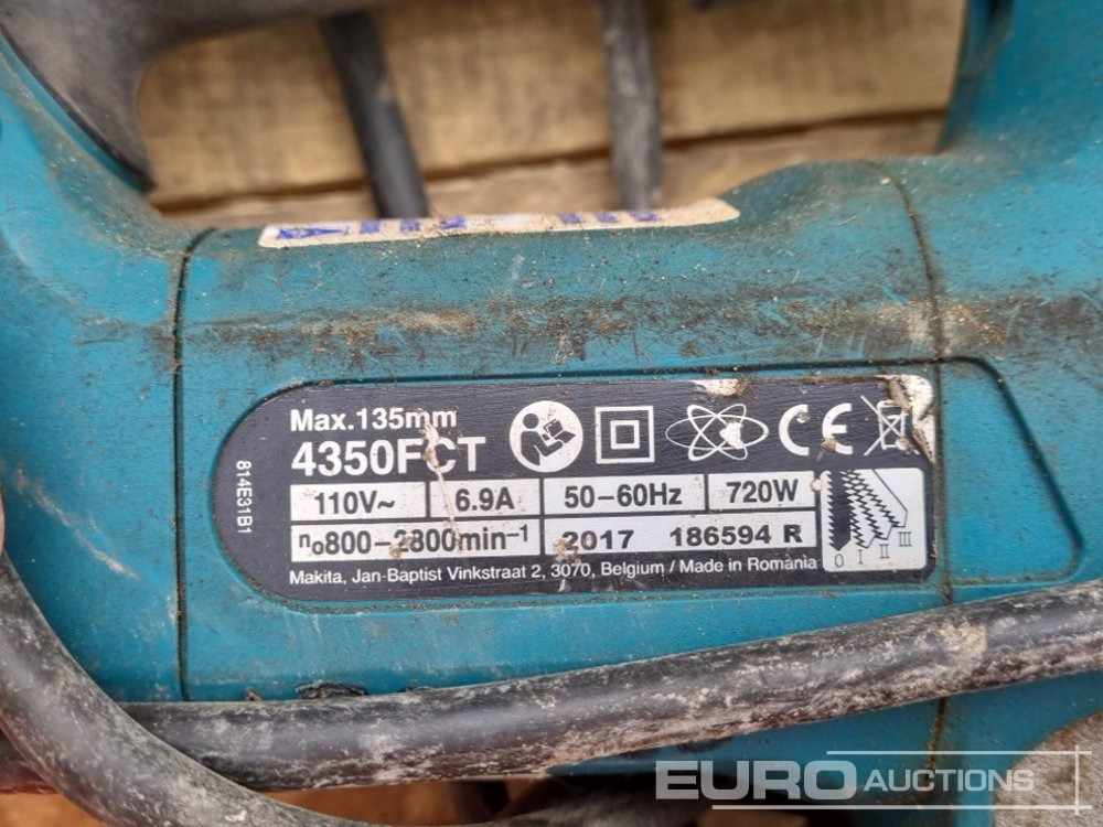 Construction equipment Makita 110Volt Drill, 110Volt Die Grinder, 110Volt 9" Grinder, 110Volt Rip Saw, 110Volt Jig Saw, Petrol Chainsaw Body, Hilti Battery Metal Construction Driver, Hilti 110 Volt Hammer Drill, Hilti Batte: picture 8