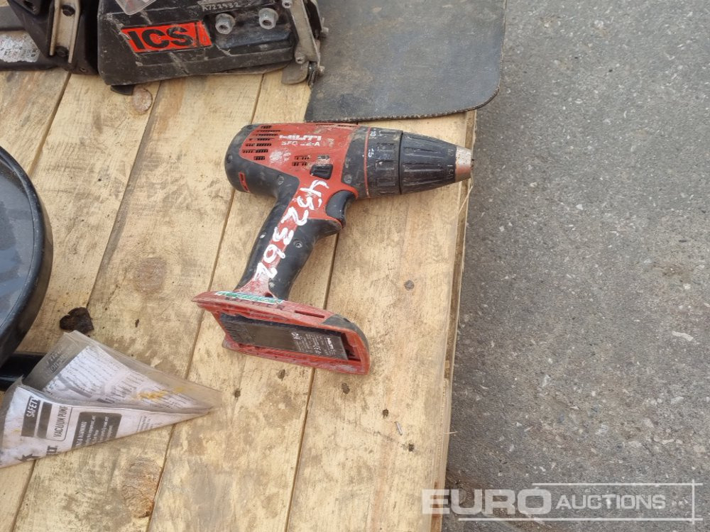 Construction equipment Makita 110Volt Drill, 110Volt Die Grinder, 110Volt 9" Grinder, 110Volt Rip Saw, 110Volt Jig Saw, Petrol Chainsaw Body, Hilti Battery Metal Construction Driver, Hilti 110 Volt Hammer Drill, Hilti Batte: picture 9