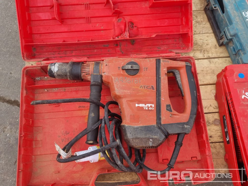 Construction equipment Makita 110Volt Drill, 110Volt Die Grinder, 110Volt 9" Grinder, 110Volt Rip Saw, 110Volt Jig Saw, Petrol Chainsaw Body, Hilti Battery Metal Construction Driver, Hilti 110 Volt Hammer Drill, Hilti Batte: picture 35