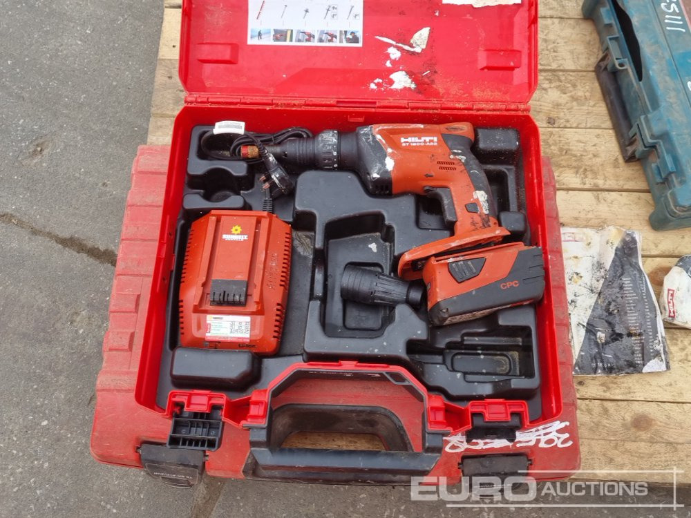 Construction equipment Makita 110Volt Drill, 110Volt Die Grinder, 110Volt 9" Grinder, 110Volt Rip Saw, 110Volt Jig Saw, Petrol Chainsaw Body, Hilti Battery Metal Construction Driver, Hilti 110 Volt Hammer Drill, Hilti Batte: picture 30