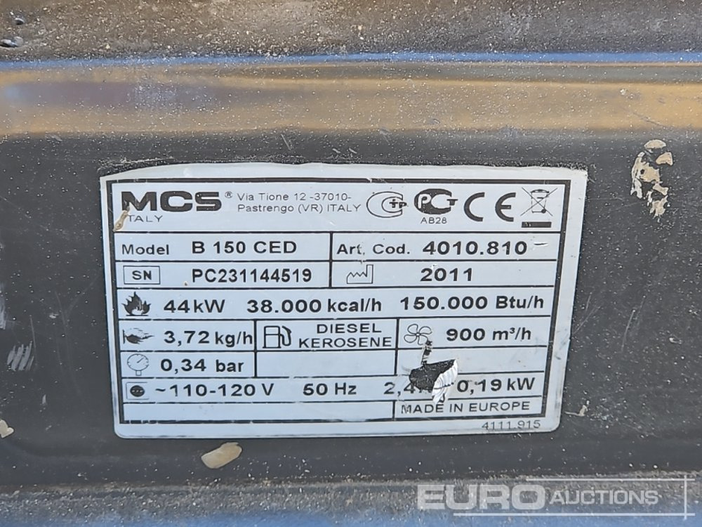 Construction equipment Master B150 CED: picture 14 Construction equipment Master B150 CED: picture 14